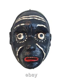 Hand Carved And Painted Monito (little) Monkey Mask