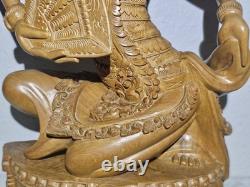 Hand Carved Balinese Dancer 2003 14 Folk Art Indonesia Intricate Detail