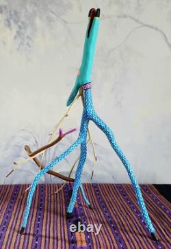 Hand Carved Cedar Folk Art Coyotebuck