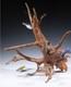 Hand Carved Folk Art Bird Tree