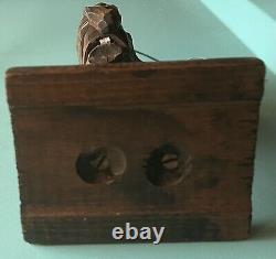 Hand Carved Wood Dovregubbens Hall King Troll Figurine Norwegian Folk Art