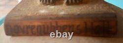 Hand Carved Wood Dovregubbens Hall King Troll Figurine Norwegian Folk Art