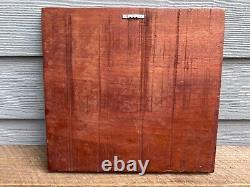 Hand Carved Wood Mountain Goat Folk Art Hanging Wall Plaque Rustic Primitive