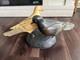 Hand Carved Wooden Painted Pair Of Pigeons 15 Folk Art Outsider