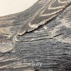 Hand Carved Wooden Redhead Duck Decoy Vintage Folk Art Carved Painted