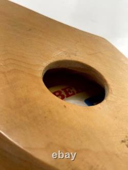 Hand Carved Wooden Tahitian Ukulele Polynesian Banjo Folk Art String Instrument