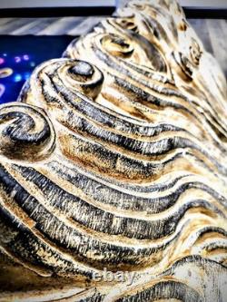 Hand Carved (kauri Wood), Family Of 4 Pacific Island Rustic Art Piece