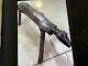 Hand Carved Folk Art Horse/dog Decor Or Carved African Headrest -one Piece Wood