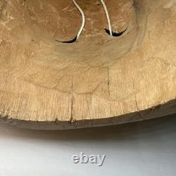 Hand carved wood wooden Oni Demon Mask Devil wall decor souvenir Folk Art