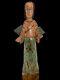 Handmade, Carved And Painted Rustic Guardian Angel 24 1/2 Tall Vintage Folk Art