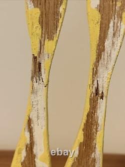 Howard Finster Giraffe Signed & Dated May 21, 1990 14,679 Works Early Folk Art