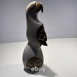 IROQUOIS SOAPSTONE CARVING False Faces by Cadaha Wenoda Six Nations Confederacy