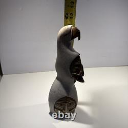 IROQUOIS SOAPSTONE CARVING False Faces by Cadaha Wenoda Six Nations Confederacy
