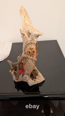 Incredible Folk Art from Driftwood. Hand Carved And Painted. Excellent