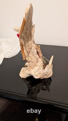 Incredible Folk Art from Driftwood. Hand Carved And Painted. Excellent