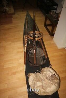 Inuit, kayak, traditional, original, authentic, East Greenlandic, hand made