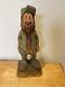 J. R. Mcneill Folk Art Wood Carving, Confederate Soldier, Signed, Csa Buckle, Euc