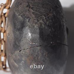 Japanese wooden Carved Jizai kagi sea bream Irori Fireplace Carp Folk art JZI106