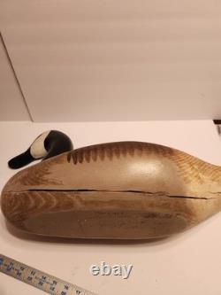 Joey Jobes Canada Goose Decoy 23 Hand Carved Chesapeake Bay Folk Art HDG