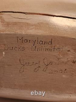 Joey Jobes Canada Goose Decoy 23 Hand Carved Chesapeake Bay Folk Art HDG
