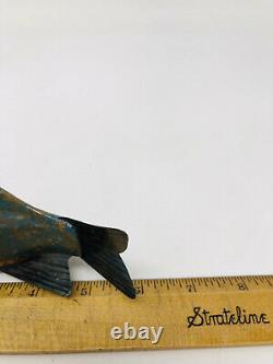 John Fairfield Sunfish Folk Art Fish Spearing Decoy Carving Ice Fishing Kp21