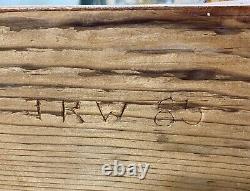 John R. Walker American School Folk Art Carved Polychrome Wooden Ship's Captain