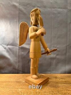 Jose Mondragon Wood Carving Folk Art Chimayo New Mexico Sculpture