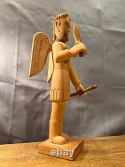 Jose Mondragon Wood Carving Folk Art Chimayo New Mexico Sculpture