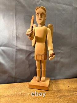 Jose Mondragon Wood Carving Folk Art Chimayo New Mexico Sculpture