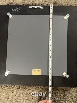 Judy Rand Animal Folk Art Hand Painted Carved Wood Rabbit Mirror Set Vtg Signed