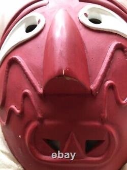Korean Folk Art Carved Mask With Makers Mark