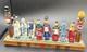 Korean Folk Art, Hand Carved, Wooden Figurines Mid Century (bb)