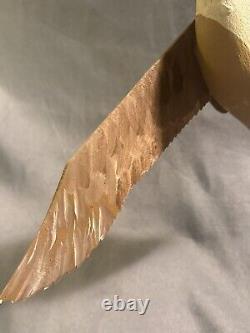 LARGE Folk Art Carved Painted Wooden Wild Canada Goose in Flight Robert Broadley