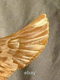 LARGE Folk Art Carved Painted Wooden Wild Canada Goose in Flight Robert Broadley