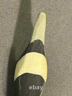 LARGE Folk Art Carved Painted Wooden Wild Canada Goose in Flight Robert Broadley