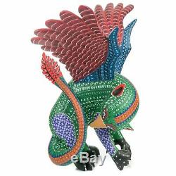 LARGE GRIFFIN BIRD Oaxacan Alebrije Carving Mexican Folk Art Sculpture Painting
