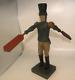 Larry Koosed Wood Carved Soldier Whirligig Folk Art Signed 1981