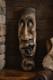 Large African Dan/guru Folk Art Wood Carved Face Mask Wall Sculpture 34 Rustic