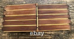 Large, Carved Wood Vintage Photo Album Great Dane Dog 1950s Kitsch Folk Art