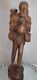 Large Folk Art Figural Carving Barefoot Weary Traveler