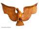 Large Mid Century American Wood Carved Bald Eagle Figure Penn Folk Art