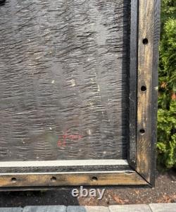 Large Vintage Carved Wood Folk Art Patriotic American Eagle & Flag Sign Display