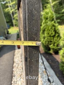 Large Vintage Carved Wood Folk Art Patriotic American Eagle & Flag Sign Display