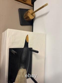Loon Decoys/Folk Art Hand Carved and Painted Signed by Kautz decorative