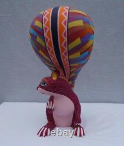 Luis Pablo Oaxacan Wood Carving Beautiful Squirrel Euc Vintage Alebrije