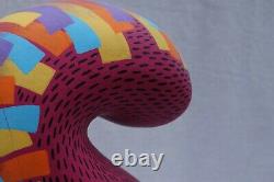 Luis Pablo Oaxacan Wood Carving Beautiful Squirrel Euc Vintage Alebrije