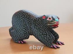 MANUEL JIMENEZ & Sons Vintage Mexican Folk Art wood carving Oaxaca Alebrijes