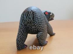 MANUEL JIMENEZ & Sons Vintage Mexican Folk Art wood carving Oaxaca Alebrijes