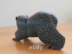 MANUEL JIMENEZ & Sons Vintage Mexican Folk Art wood carving Oaxaca Alebrijes