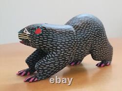 MANUEL JIMENEZ & Sons Vintage Mexican Folk Art wood carving Oaxaca Alebrijes